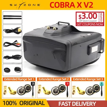 SKYZONE Cobra X V2 1280x720 5.8G 48CH Приемник Модуль Трекер Головы Видеорегистратор FPV Очки Шлем С HDMI Для RC FPV Дрон