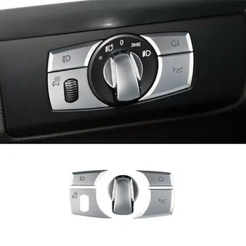 Серебристая наклейка на кнопку крепления крышки фары автомобиля подходит для BMW X5 X6 E70 E71