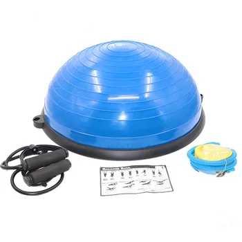 Волновой мяч для йоги и фитнеса, экологически чистое оборудование для пилатеса, полусфера баланса, мяч для тренажерного зала, высокое качество, 58 см
