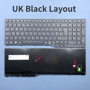 Великобритания Черная клавиатура для Fujitsu LifeBook A3510 A3511 FJM20B86GB3D85 CP799807-51 Великобритания Раскладка