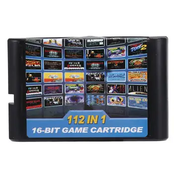 112 в 1 Игровой картридж 16 бит Игровой картридж для Sega Megadrive Игровой картридж Genesis для PAL и NTSC