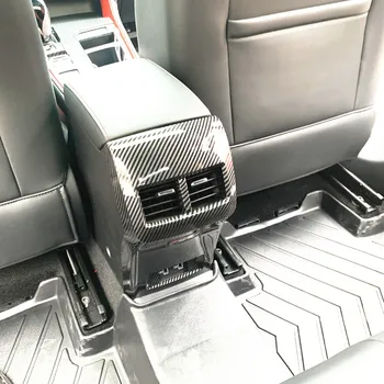  Декоративная крышка задней панели воздуховыпускного отверстия Автомобильные наклейки для MG MG6 2020 Аксессуары для переоборудования интерьера в стиле углеродного волокна