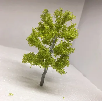 12 см5шт миниатюрное дерево модель архитектура модель железная дорога макет зеленый пейзаж пейзаж поезд модель дерево