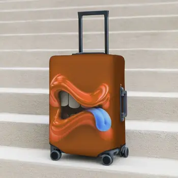 3d язычок чехол чемодана забавное выражение Защита путешествий Отпуск Полезный чехол для багажа Рождественский подарок