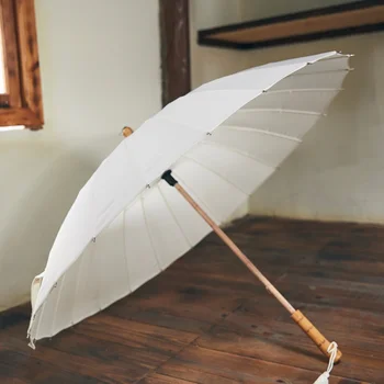  Китай Винтажный зонтик Новинки Минималистичный усиленный длинный зонтик Ветрозащитный Ветрозащитный Paraguas Hombre Home Garden