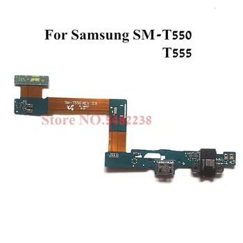 10 шт./лот Оригинальный USB-порт для зарядки док-станции Гибкий кабель для Samsung SM-T550 T555 T550 Зарядное устройство Plug Board с разъемом для наушников