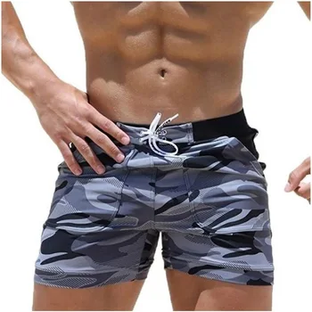 летние шорты для мужчин одежда пляжный фитнес шорты на открытом воздухе кулиска шнурка на шнуровке камуфляж военная одежда для тренировок