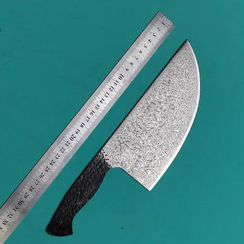  нож без ручки 67 слой дамасской стали 19,5 см лезвие острые повара тесак нарезка Китай Messer Longquan Кухонные ножи DIY
