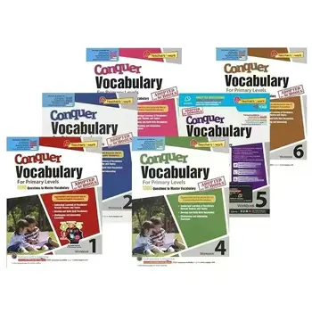 SAP Conquer Vocabulary Singapore Series Полный набор словарного запаса английского языка для 1-6 классов