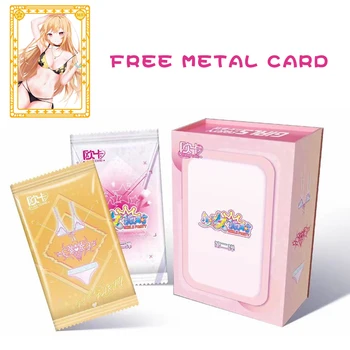Girls Party Goddess Story Collection Metal Card Booster Box Аниме Игры Купальник Бикини Додзин Игрушки И Хобби Подарок